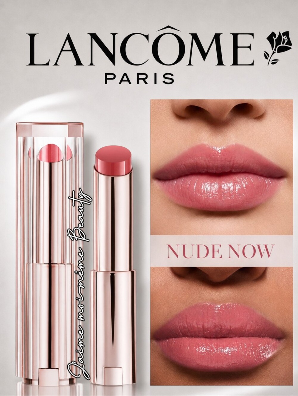 Lancome Nude Now Butterglow Plumping Tinted Lip Butter Balm - Cool Tone Pink